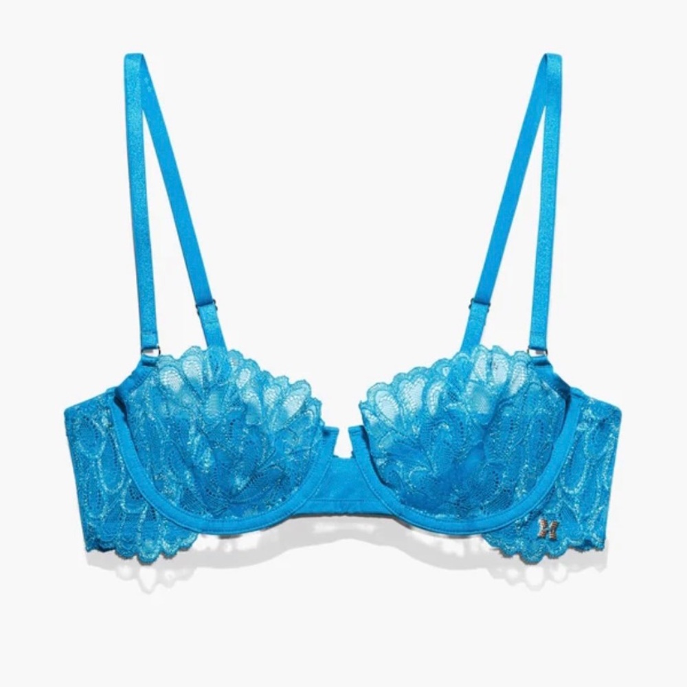 Blue Unlined Bralette